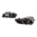 Μπούκες Εξάτμισης Για Mercedes-Benz C-Class W205 / E-Class W213 / S-Class W222 / GLE C292 / GLE W166 / GLC W253 Amg Look Black Edition 2 Τεμάχια - Image 2