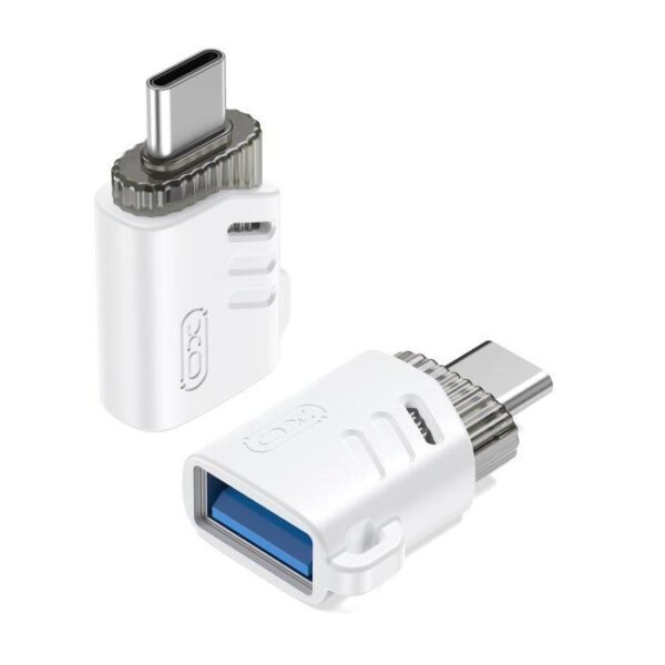 XO NB256B USB-A FEMALE TO TYPE-C OTG ADAPTER, ΛΕΥΚΟ