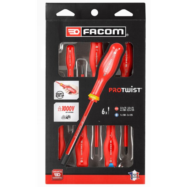 ΚΑΤΣΑΒΙΔΙΑ FACOM ATDVE.J6PB PROTWIST ΣΕΤ 6 ΤΕΜ 1000V