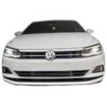 Μπροστινά Φανάρια Set Για Vw Polo AW 17+ DRL Led Tube GTI Look Μαύρα Με Ασημί Γραμμή Upgrade With Xenon With Motor Carner - Image 4