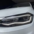 Μπροστινά Φανάρια Set Για Vw Polo AW 17+ DRL Led Tube GTI Look Μαύρα Με Ασημί Γραμμή Upgrade With Xenon With Motor Carner - Image 5